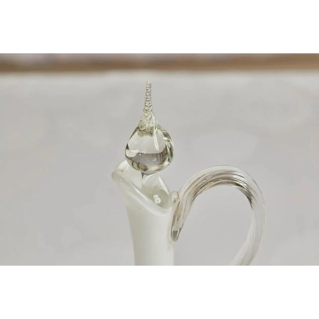 Mid 20th Century Pair of Mid Century Italian Cased Murano Glass Decanters For Sale - Image 5 of 8