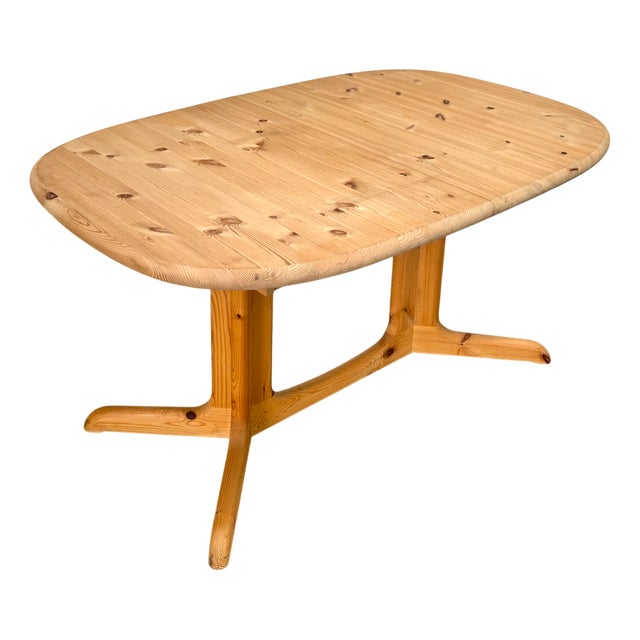 Dining Table in Pine from Glostrup, 1960s For Sale