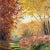"Shades of Autumn" Contemporary Original Impressionist Style Landscape Painting by Deb Bossert For Sale - Image 4 of 8