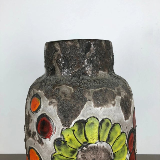Large Model 420-54 Fat Lava Vase by Scheurich, 1970s For Sale - Image 9 of 18