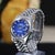 Rolex Datejust 16014 Blue Vignette Diamond Dial 36mm Steel White Gold Watch For Sale - Image 11 of 17
