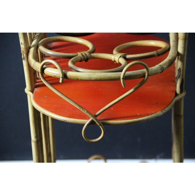 Vintage Bamboo and Rattan Bar, 1950s For Sale - Image 6 of 17