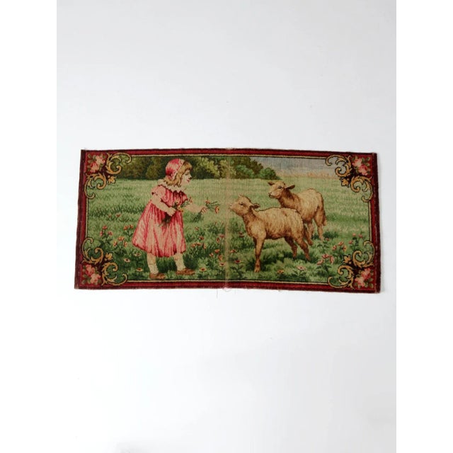 Antique Woven Tapestry Wall Hanging For Sale - Image 11 of 11