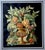 Rococo Painting Cutout Oil on Canvas Framed With Faux-Bamboo Wood -02 For Sale - Image 3 of 12