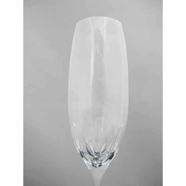 Waterford Crystal Waterford Crystal Crossroads Impression Champagne Flute Glass Original Box For Sale - Image 4 of 7