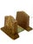 Early 20th Century Antique Art Nouveau Carved Wood Bookends - a Pair For Sale - Image 13 of 13