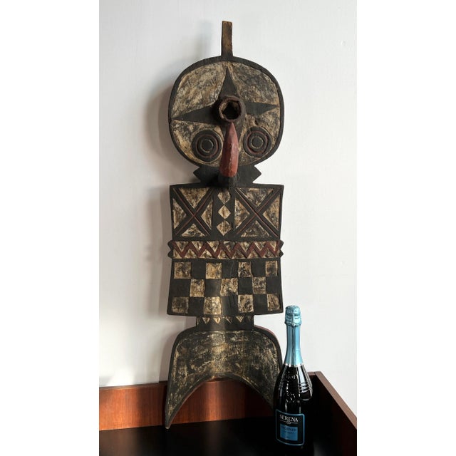 Absolutely fabulous vintage early to mid 20th century african tribal 'Bobo Mask' from the country of Burkina Faso! Great...