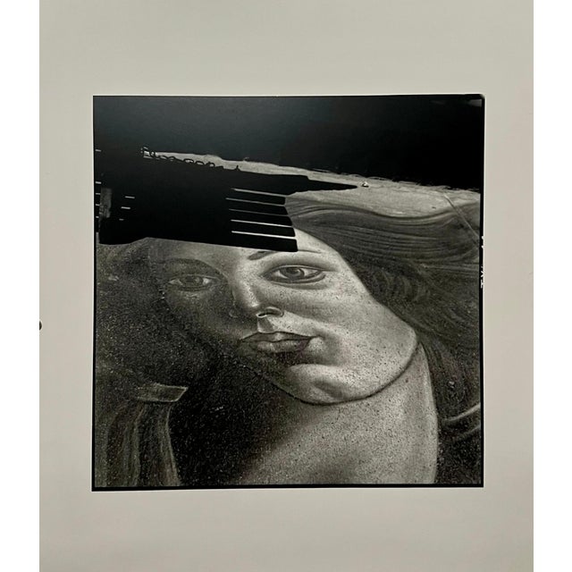 Bruce Cratsley, American (1944-1998) Vintage gelatin silver print A Renaissance face and shadow bench A surrealist image...