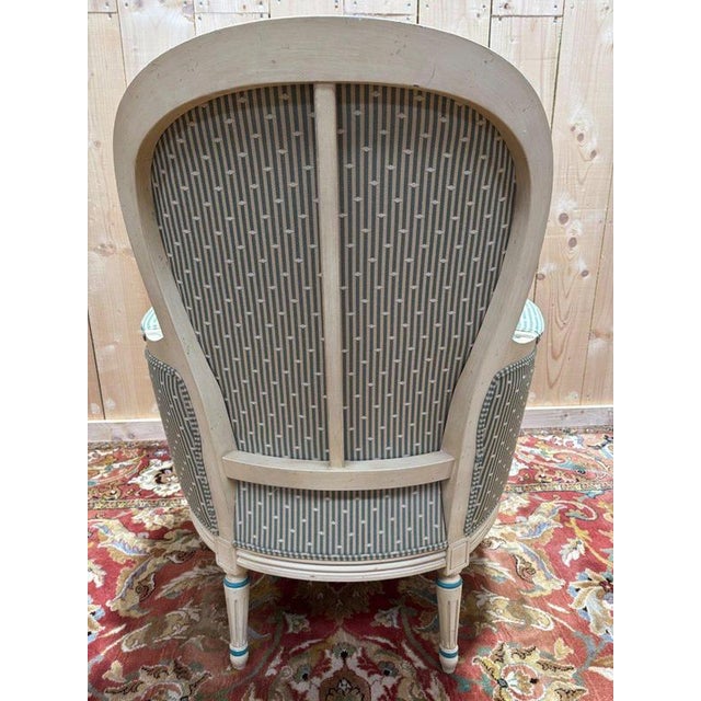 Louis XVI Style Bergère For Sale - Image 5 of 10