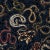 House of Hackney Snakes & Adders Wallpaper - Black For Sale