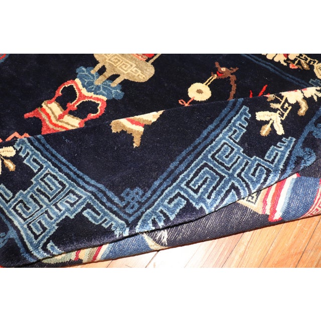 Antique Chinese Peking Rug - 4'5" x 6'8" For Sale - Image 11 of 11