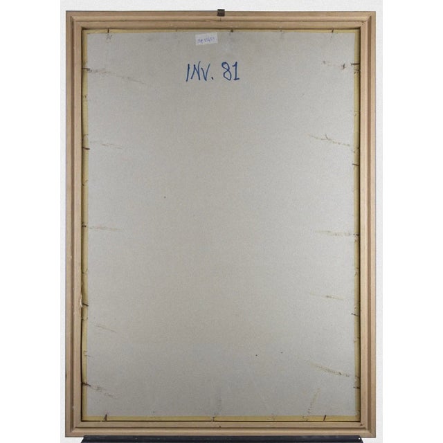 Contemporary Leo Guide, Under Marquetry, Pastel Color, 1970s For Sale - Image 3 of 4