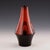Mid-Century Modern Ceramic vase by Dümler & Breiden, Model 15 25, in Red and Black, Germany, 1960s For Sale - Image 3 of 8