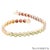 14k (585) Yellow Gold Multi Color Natural Gemstone Bracelet For Sale In New York - Image 6 of 8