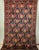 Textile Vintage Persian Tabriz Area Rug, Hand-Knotted Wool, Allover Floral Gol Farang Pattern, Navy & Red, 7x11 For Sale - Image 7 of 14