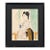 Vintage Japanese-Style Woman in Kimono Framed Print — Circa 1980s Framing For Sale