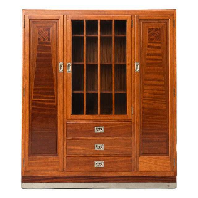 Art Nouveau Bookcase by Julius & Josef Herrmann For Sale