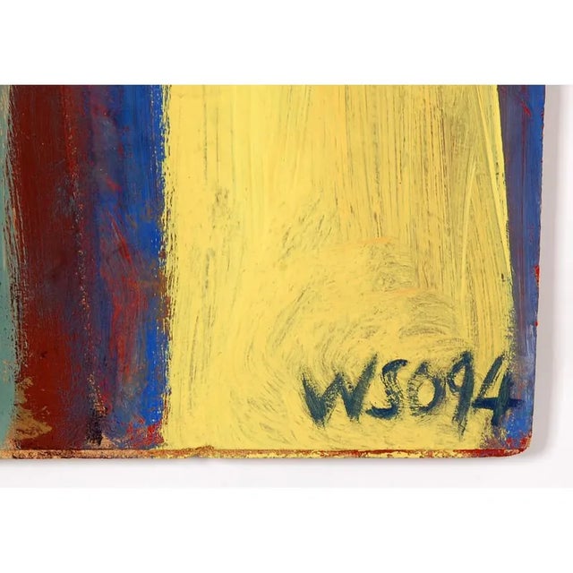 William Skotte Olsen 1945-2005 figure composition, oil on panel, signed. WHO measurements: 60 x 80 cm. unframed.