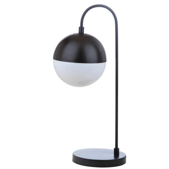 2020s Modern Globe 20.5-Inch H Table Lamp - Black For Sale - Image 5 of 5