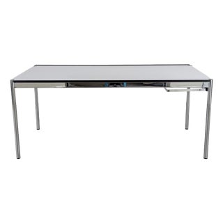 White Resin Desk from USM Haller For Sale