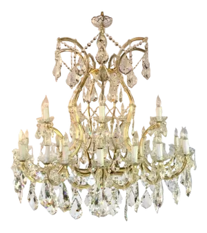Myran Allan Luxury Lighting Italian Swarovski Crystal Maria Theresa Chandelier