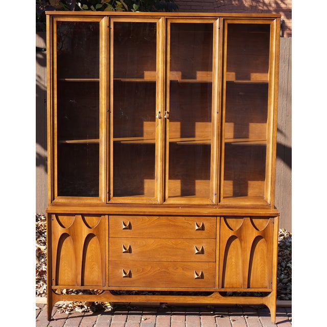 Broyhill Brasilia MidCentury Walnut China Chairish