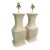 Vintage 1992 Rod International Faux Plaster Table Lamps, Pair For Sale