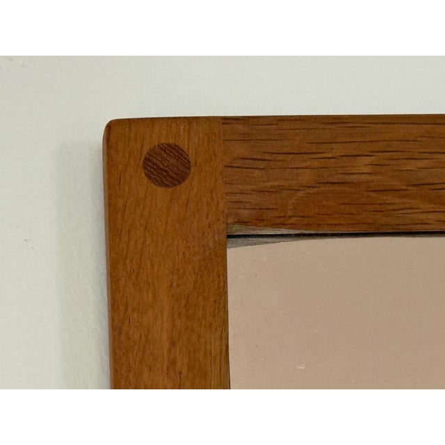 Mirror and Drawer Cabinet in Oak by Kai Kristiansen, 1960s, Set of 2 For Sale - Image 10 of 12