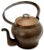 French Large Unusual Antique French Arts & Crafts Hand Wrought Solid Copper Tea Kettle - Circa Early 1900s For Sale - Image 3 of 12