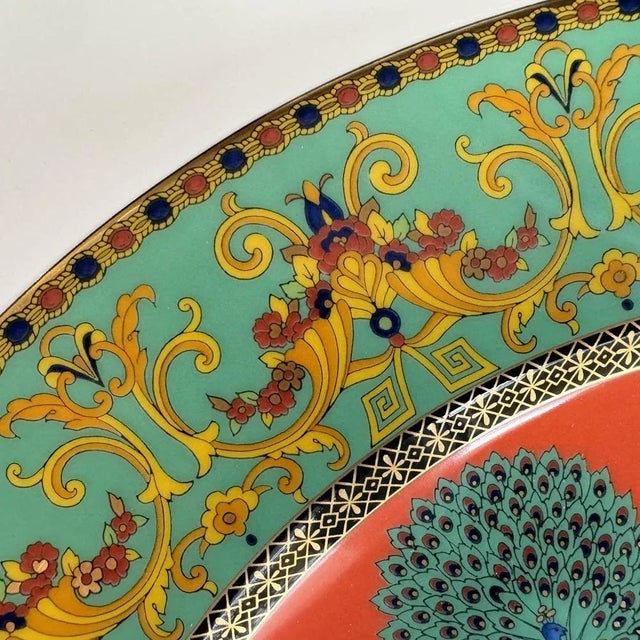 Rosenthal Le Voyage De Marco Polo Wall Charger Plate by Versace for Rosenthal, 1994 For Sale - Image 4 of 6