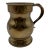 Antique Victorian English Farmhouse Brass Pub Tankard Pint Mug For Sale