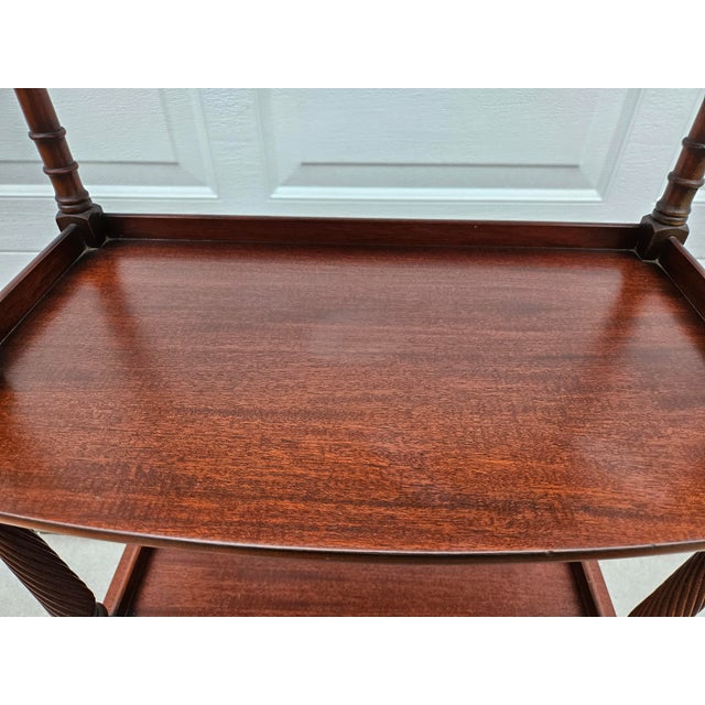 Mahogany Imperial Furniture Etagere -Large Shelves For Sale - Image 12 of 13
