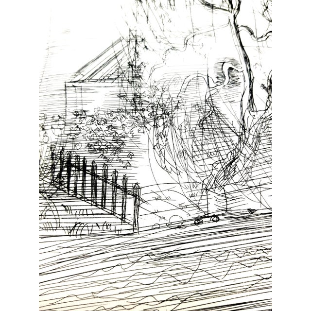 Raoul Dufy - French Campagne - Original Etching 1940 For Sale - Image 6 of 8