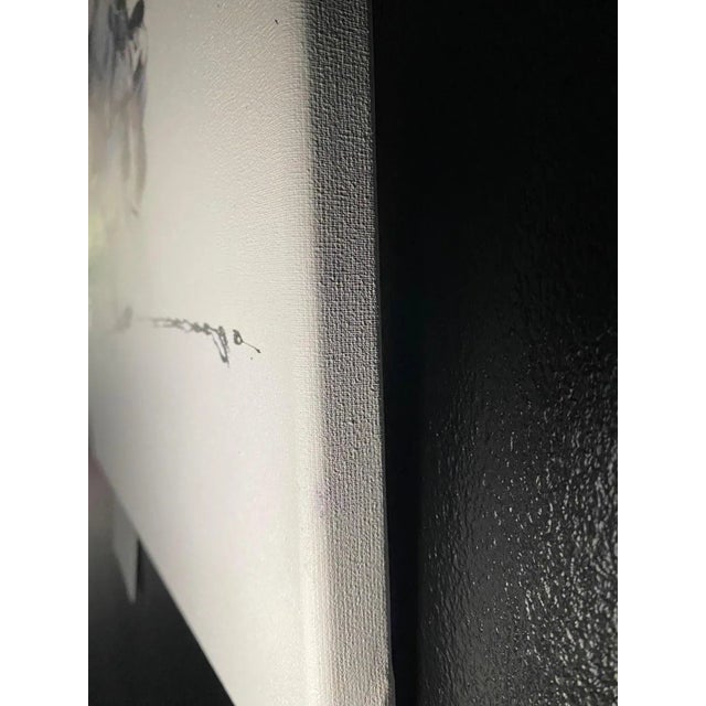 Stefano, Samuraï, Oil on Canvas, 2023 For Sale - Image 4 of 8