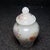 Chinese Small Chinese Hand-Painted Peking Glass Jar With Lid - Pheasant & Peony Motif For Sale - Image 3 of 9