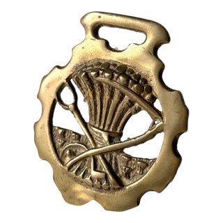 Mid 20th Century Brass Horse Medallion Bottle Opener For Sale