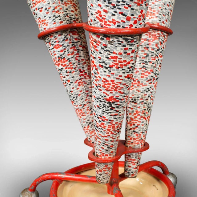 1960s Vintage Continental Decorative Umbrella Stand For Sale - Image 9 of 13