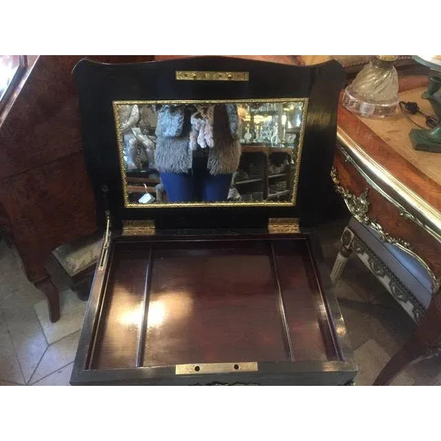 Brown 19th C French Occasional Table......signed Tahan..Paris For Sale - Image 8 of 13