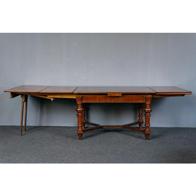 Vintage Wood Dining Table, Late 1800s For Sale - Image 13 of 18