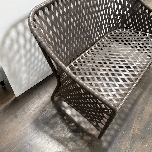 Brown Jordan Outdoor Settee, Vintage For Sale - Image 12 of 12