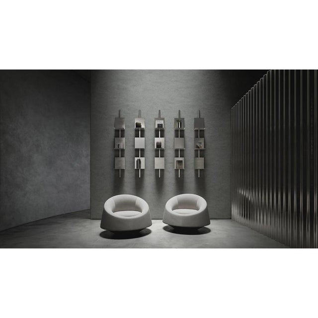 Metal Kinko Shelf in Stainless Steel by Zincutec For Sale - Image 7 of 8