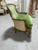 Mid 20th Century Mid 20th Century Green Velvet Bergere Chair For Sale - Image 5 of 15