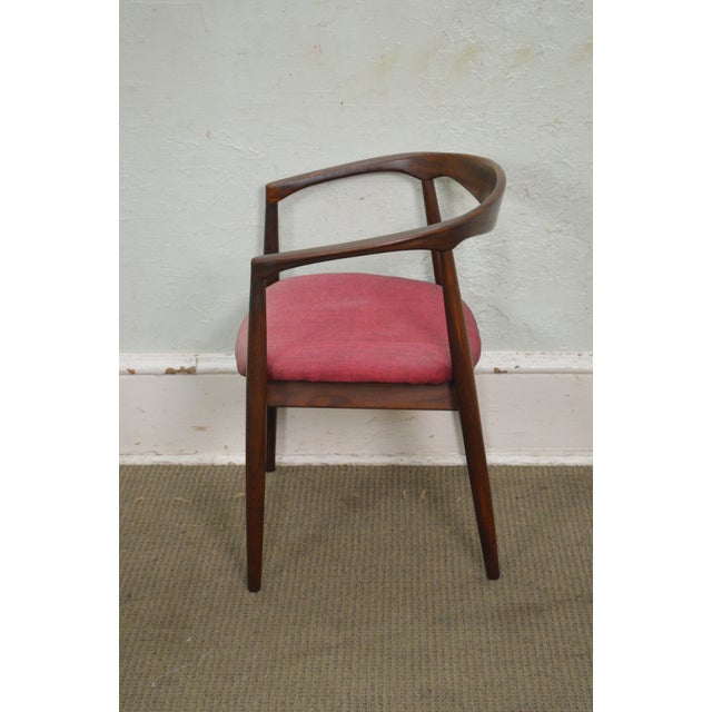 Danish Modern Vintage Curved Back Arm Chair by Raymor ...