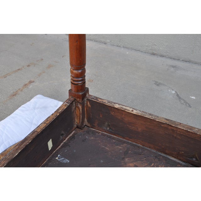 Antique Round Wood Side Table Chairish