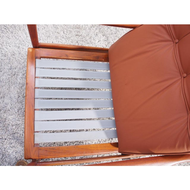 Set of Easy Chair with Ottoman by Ib Kofoed-Larsen for Ope-Möbler, 1950s For Sale - Image 10 of 11