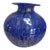 Vinatge Maestri Vertrai Hand Blown Blue Glass Vase For Sale