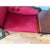 Vintage Mid-Century Louis XV Style Telephone Gossip Bench in Red Upholstery= For Sale - Image 4 of 7