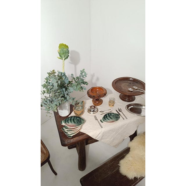 I am offering for sale a Pedestal Bowl handcrafted in Italy probably during the mid-20th century. The style of this footed...