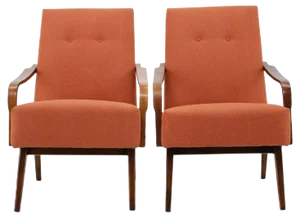 Set of Vintage Armchairs, Czechoslovakia, 1960s