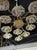 Modern Gold Murano Flush Mount For Sale - Image 3 of 6